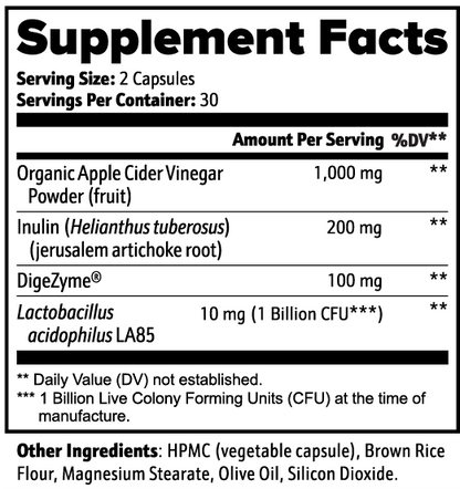 Apple Cider Vinegar Gut Health Capsules