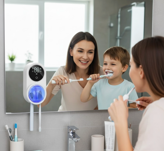 UV Toothbrush Sanitizer & Holder
